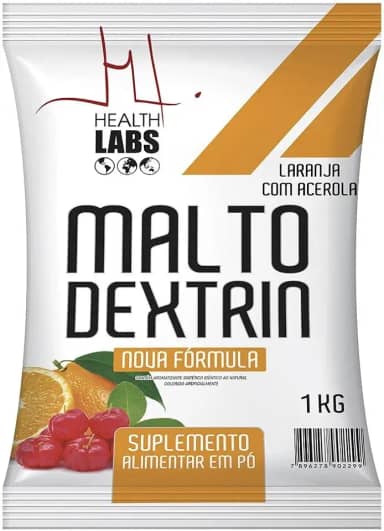 Maltodextrin Health Labs Laranja Acerola 1Kg