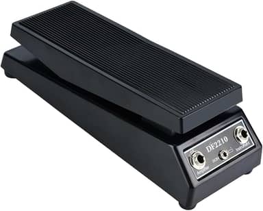 Pedal Clássico Df2210, Pedal de Efeito de Guitarra Wah, ótimo para Banda, Dj, Guitarristas, Metal Preto