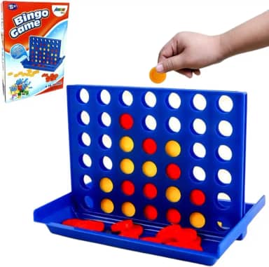 Jogo De Mesa Conecta 4 em linha raciocínio estratégia dama