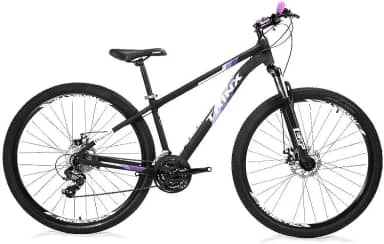 Bicicleta Mountain Bike Aro 17 Roxa,Resistente, Confortável e Ideal para Uso Urbano e Trilhas Leves