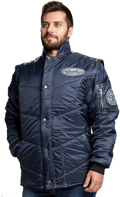 Jaqueta California Racing Refletiva Azul