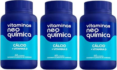 Kit 3 Cálcio + Vitamina D 60 Cápsulas - Neo Química
