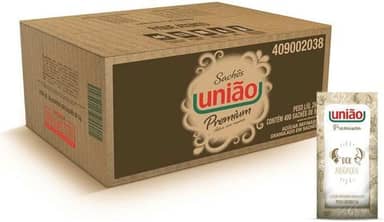 Açúcar Refinado Premium Sachê 5g c/400 - União