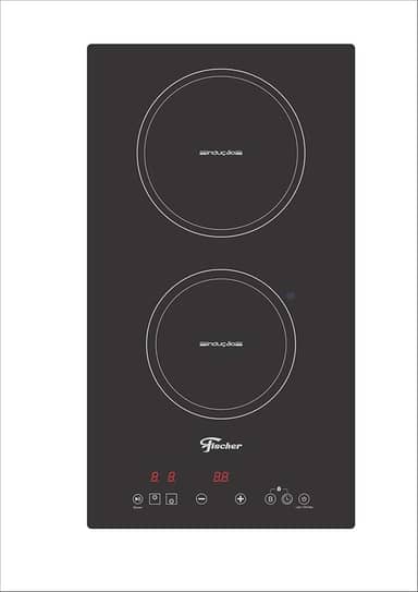 FISCHER COOKTOP DE INDUÇÃO 2 BOCAS MESA VITROCERÂMICA TOUCH 220V 33580-91180