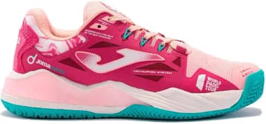 Tênis de padel feminino Slam Lady, World Padel Tour Clay – Confortável, leve para treinamento e competição, rosa, 35