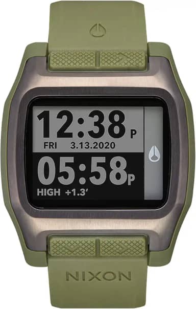 High Tide A1308 - Relógio digital para homens e mulheres - resistente à água para surfe, mergulho, pesca - Relógios masculinos para esportes aquáticos - Face personalizável de 44 mm, pulseira de