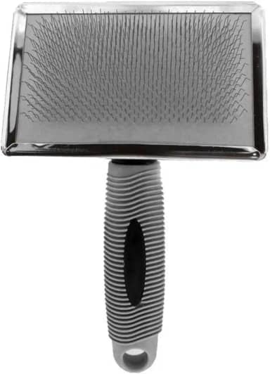 GermanHart Rasqueadeira Emborrachada Tamanho P para Cães, Pequeno, Cinza