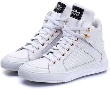 Tênis Feminino Fitness Academia Couro Legitimo Ideal Para Treino