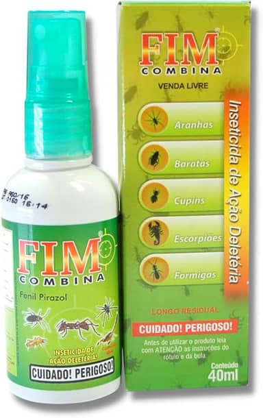 Veneno Cupim Madeira Formiga Barata Traça Fim Combina 40ml