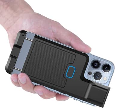 Alacrity Scanner de código de barras Bluetooth 2D atualizado 1D 2D QR sem fio, portátil, clipe traseiro, leitor de código de barras para smartphone, iPhone, iOS, Android