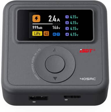 ISDT Carregador 405AC RC 60W, carregador de bateria LiPo, carregador CA para bateria modelo RC