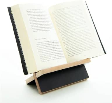 São José Designer Apoio Suporte Para Leitura Livros Biblia Tablet Reforçado 100% MDF 15mm Preto