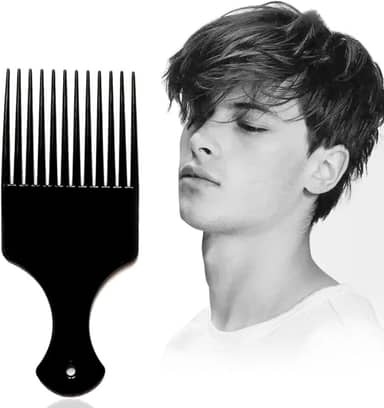 3 peças de pente de cabelo masculino retrô, pente penteado, adequado para coloração de cabelo e tratamento com óleo quente.