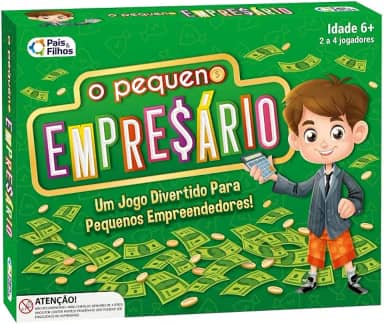 Pais & Filhos Jogo de Tabuleiro o Pequeno Empresário
