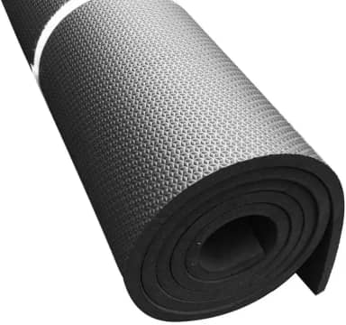 Tapete Tatame Manta Colchonete Forração Eva 10mm 200x100cm Preto Yoga Academia Ginástica Pilates Ioga