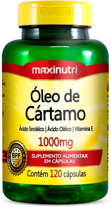 Óleo de Cártamo 1000mg - 120 Cáps., Maxinutri