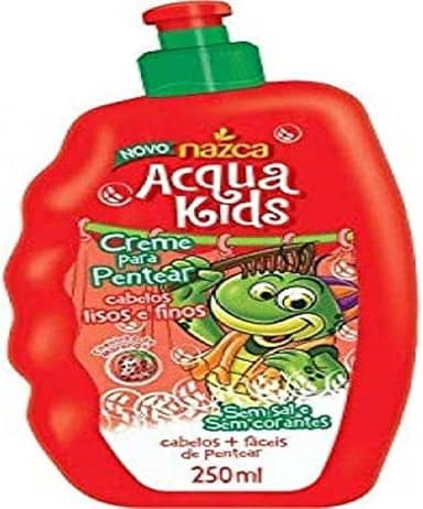 Nazca Cosméticos Acqua Kids Creme Para Pentear Lisos E Finos 250Ml Vegano