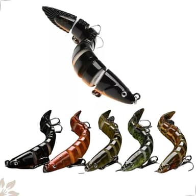 LEGNA Isca Artificial Articulada Tucunaré Dourado Pirarara, 1 Unidade