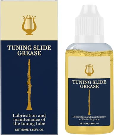 Graxa Para Cotonete De Trombone,Lubrificante e Polidor para Flauta e Clarinete | Óleo Para Corrediça De Trombone - Para Flauta Saxofone Clarinete Bateria Instrumento De Música Válvula