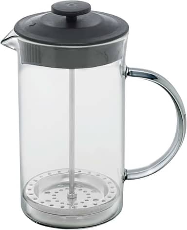 LYOR - Cafeteira Prensa Francesa de Vidro Borossilicato e Tampa de Plástico Lyon Preta 600ml
