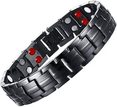 Pulseira Magnética Bioquantica Aço 316L Maior Resistência