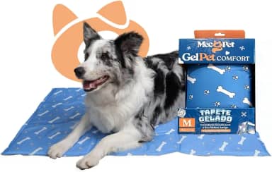 Tapete Pet Gelado 90x60cm Refrescante Para Cachorros E Gatos Superfície Térmica Portátil Tapete Fresco Para Verão Resfriamento E Conforto Dobrável