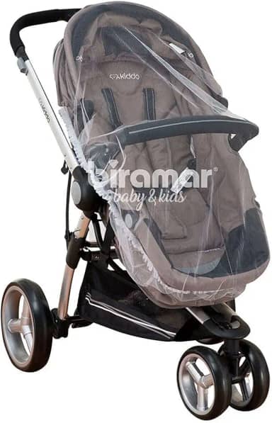 Biramar Baby Mosquiteiro De Carrinho Elástico Branco Branco