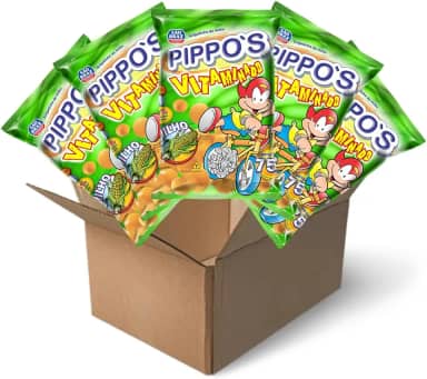 Salgadinho Pippos 75g - Kit com 5 unidades (Milho)