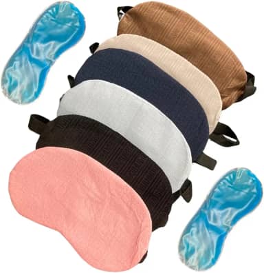 Máscara Dormir Com Gel Térmico Reduz Olheiras Tapa Olho