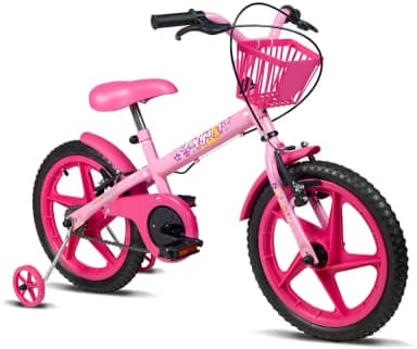Bicicleta Infantil Verden Fofys - Aro 16 com cestinha e rodinhas