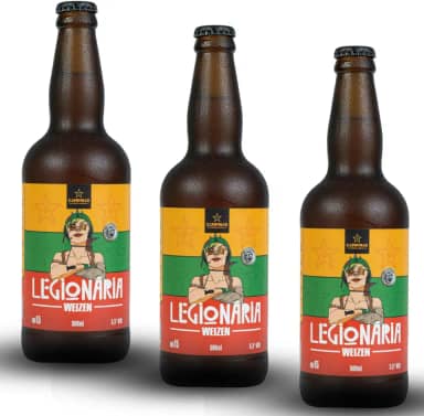 Cerveja Campinas de Trigo Legionaria Weizen 500ml - 3un