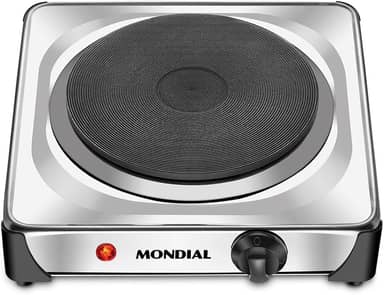 MONDIAL Fogão Elétrico Fast Cook, Inox, 1000W, 110V - FE-04
