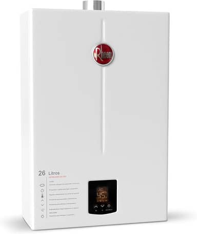 Rheem RDB 26 EF Digital GN - Aquecedor de Água a Gás