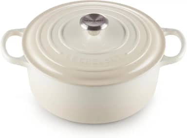 Le Creuset Panela Redonda 26 cm Ferro Fundido Esmaltado Signature Meringue