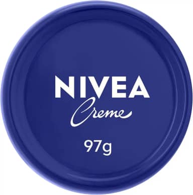 NIVEA Creme Hidratante Lata 97g - Hidratação completa para rosto, corpo e mãos.