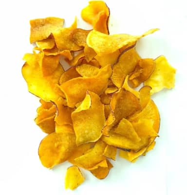 Batata Doce Chips com Sal Rosa do Himalaia 500g Snack Crocante