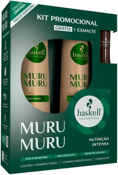 KIT HASKELL SHAMPOO E CONDICIONADOR 500ML MURUMURU
