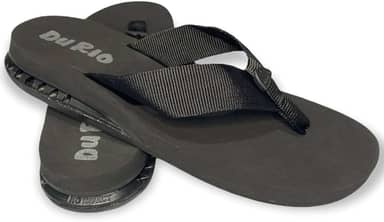 Chinelo Masculino Com Salto DuRio Air Para Esporão Fascite Plantar Ortopédico Vegano