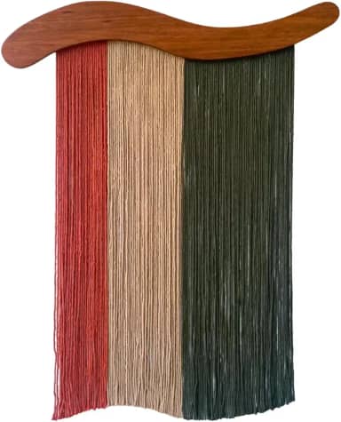 Painel Boho Macramê Onda Artesanal para Parede