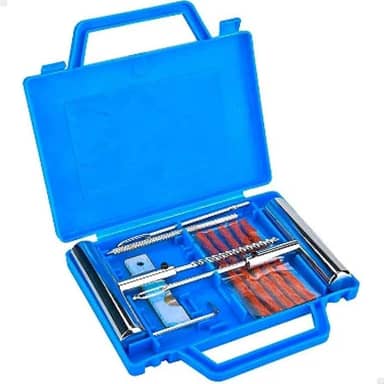 Kit Albema Ferramentas Remendo Macarrão para Reparo Pneus Carro Moto sem Câmara de Ar
