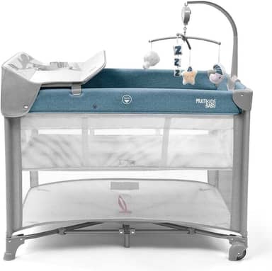 Berço Desmontável 0-15 Kg Multikids Baby DayDream Azul - BB388