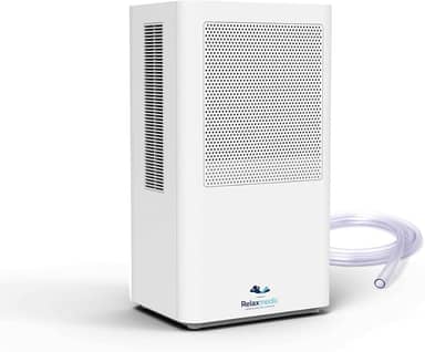 Desumidificador Ar Ambiente Elétrico Portátil Pure Ion Antimofo Max Bivolt - Reservatório de 3 Litros - Relaxmedic