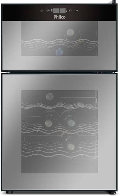 Adega Philco 69L PAD24DZ Display Digital 24 Garrafas Bivolt