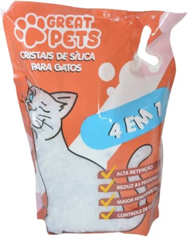 Silica 1,6kg Great Pets para Gatos, 1,6kg
