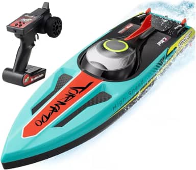 Barco Lancha Tornado Alta Velocidade Controle Remoto 2.4ghz Longo Alcance