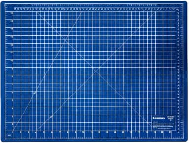 Base Para Corte De Mesa A2 Dupla Face Patchwork Artesanato (Azul)