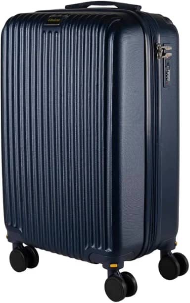 Mala de Bordo em ABS Com 4 Rodas 360 - AeroMalas Espanha (Azul)