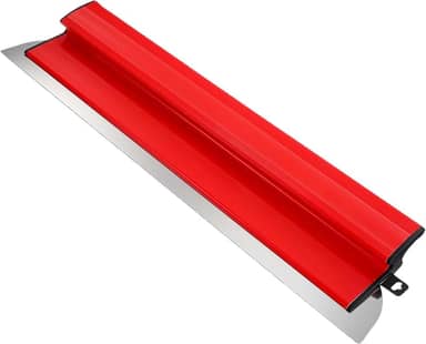 Desempenadeira 60cm para Grandes Áreas - Lâmina Inox Substituível, Resistente a Impactos para Gesso Projetado e Concreto