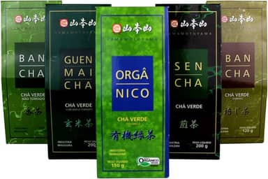 Kit Premium de Chás Verde Yamamotoyama Método Japônes - 5 Variações