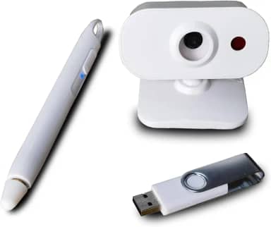 Quadro branco interativo portátil para ensino inteligente, suporta apenas sistema Windows - ideal para ensino, reunião, sala de aula (foco longo)